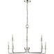 Marceline 8 Light 37.85 inch Polished Nickel Chandelier Ceiling Light